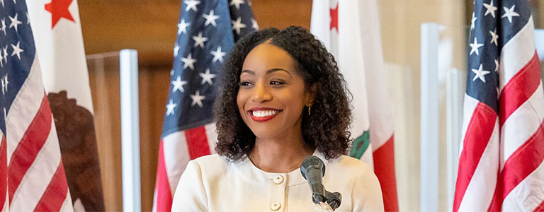 image of Controller Cohen at her inauguration